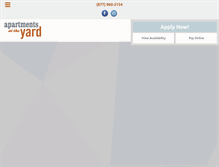 Tablet Screenshot of grandviewyardapartments.com